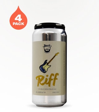 Beer'd Brewing Riff Double IPA 4 Cans 16 oz