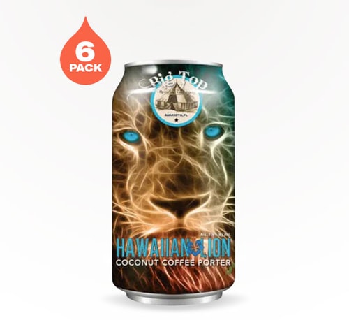 Big Top Hawaiian Lion: Coconut Coffe Porter 6 Cans (12oz)