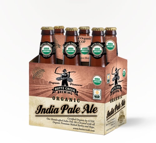 Butte Creek Organic IPA American IPA India Pale Ale 6 Bottles (12oz)