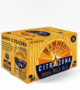 Barrio Brewing Citrazona IPA American IPA India Pale Ale 6 Cans