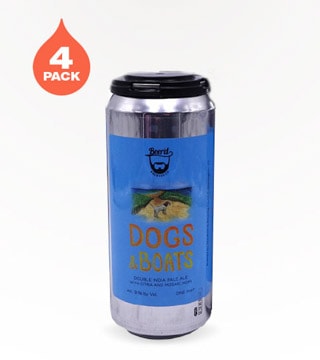 Beer'd Brewing Dogs and Boats Double IPA 4 Pack (16oz)