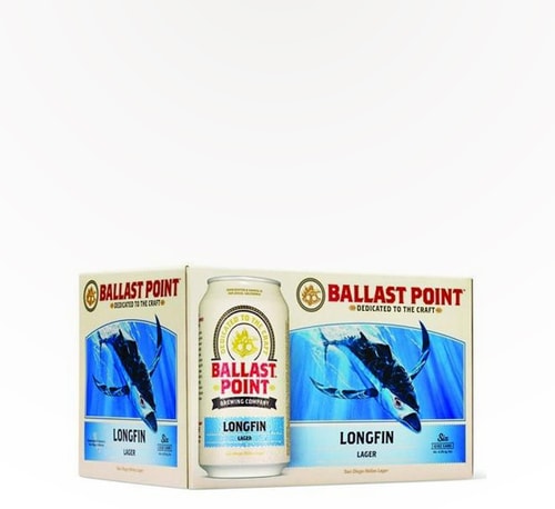 Ballast Point Brewing Longfin Lager 6 Cans (12oz)