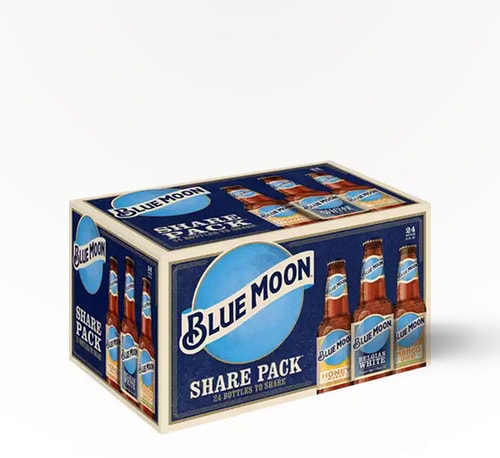 Blue Moon Brewing Share Pack 24 Bottles 12oz