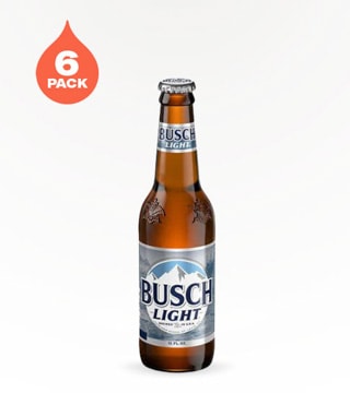 Busch Light 6 Bottles 12 oz