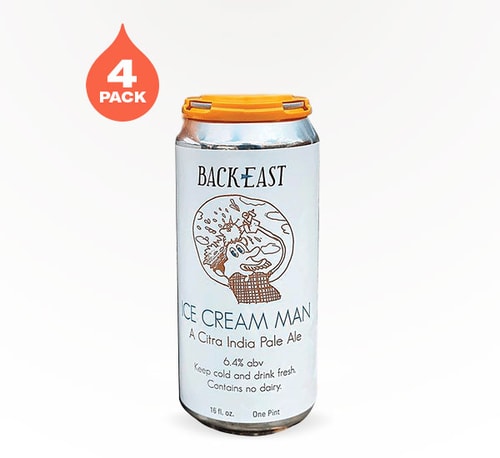 Back East Brewing Ice Cream Man IPA 4 Pack (16oz)