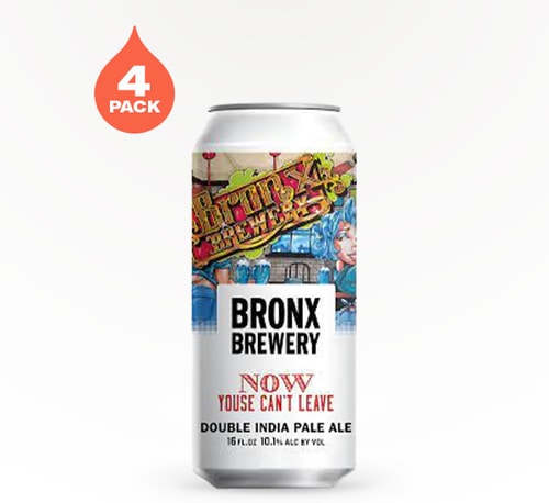 Bronx Brewery Now Youse Can't Leave Double IPA 4 Pack (16oz)