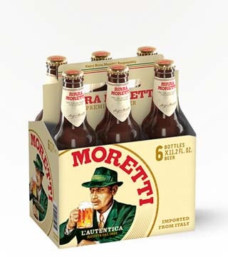Birra Moretti Italian Pale Lager 6 Bottles (12oz)