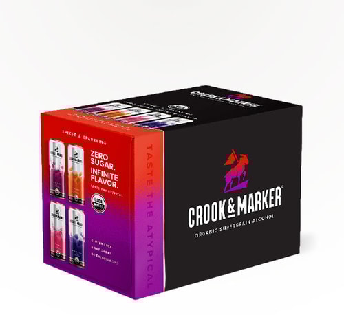 Crook and Marker Spiked and Sparkling Red Variety Pack 12 Cans (11.5oz)