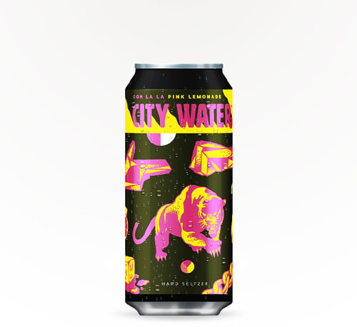 City Water Hard Seltzer Ohh La La Pink Lemonade 16oz (Can)