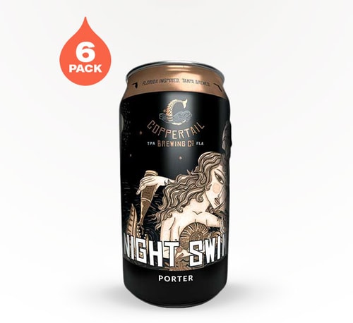 Coppertail Brewing Night Swim Porter 6 Cans (12oz)