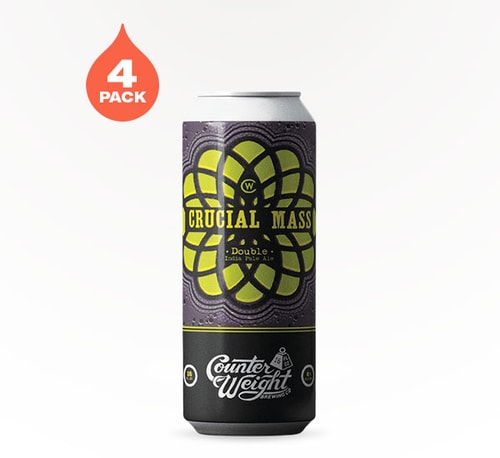 Counter Weight Brewing Crucial Mass Double IPA 4 Pack (16oz)