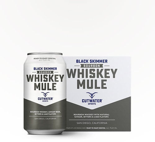 Cutwater Cocktails Whiskey Mule 4 Bottles (187ml)