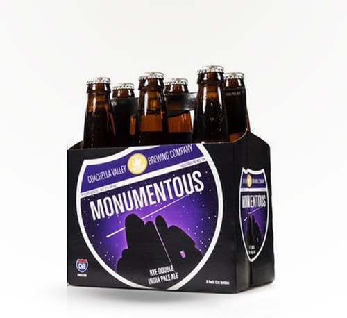 Coachella Valley Monumentous Double IPA Imperial IPA India Pale Ale 6 Bottles (12oz)