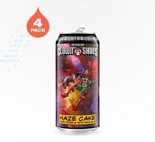 Clown Shoes Beer Haze Cake Double IPA 4 Pack (16oz)