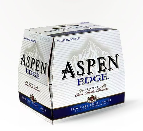 Aspen Edge Low-Carb Light Lager 12 Bottles 12oz