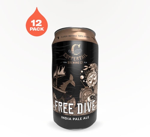 Coppertail Brewing Free Dive IPA 12 Cans (12oz)