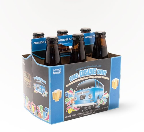 College Street Big Blue Van Fruit Beer 6 Bottles 12oz