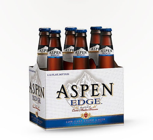 Aspen Edge Low-Carb Light Lager 6 Bottles 12oz