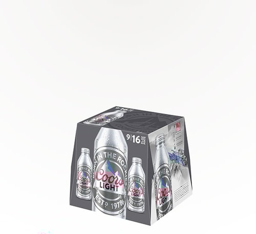 Coors Light Beer 9 Bottles 16oz