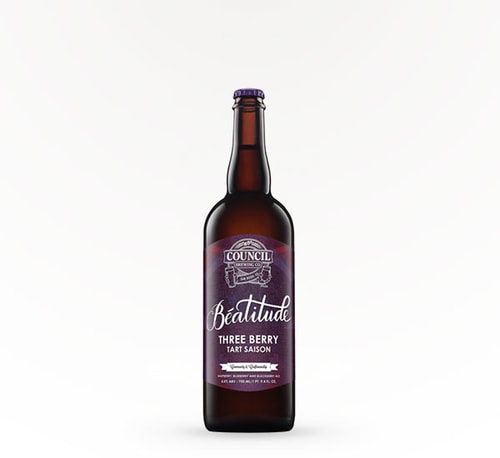 Council Brewing Beatitude Three Berry Tart Saison 750ml (Bottle)