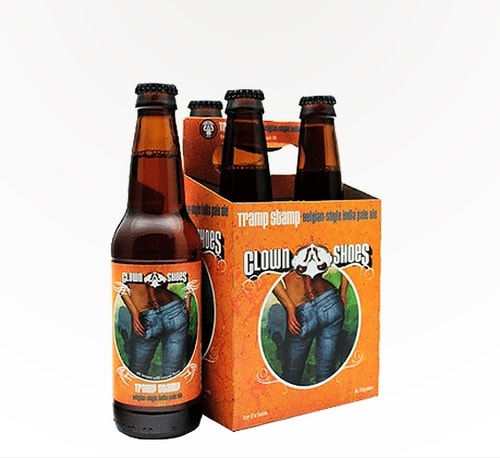 Clown Shoes Beer Tramp Stamp Belgian IPA 4 Bottles (12oz)