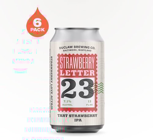 DuClaw Brewing Strawberry Letter 23 IPA 6 Cans (12oz)