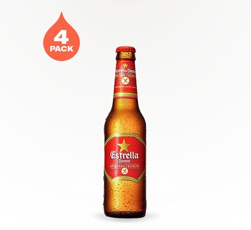 Damm Estrella Damm Lager 4 Bottles (12oz)