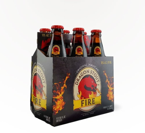 Dragon Stout Fire Jamaican Stout 6 Bottles 9.6 oz
