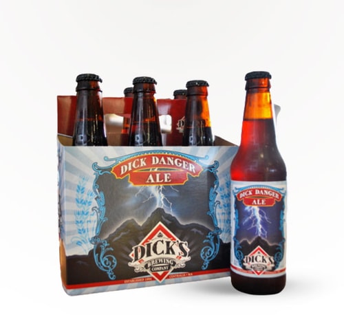 Dick's Danger Ale American Dark or Black Ale 6 Bottles 12oz