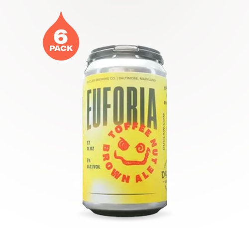 DuClaw Brewing Euforia Toffee Nut Brown Ale 6 Cans (12oz)