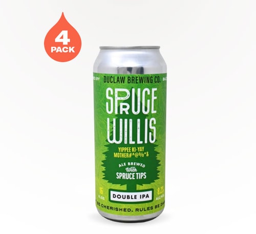 DuClaw Brewing Spruce Willis Double IPA 4 Pack (16oz)