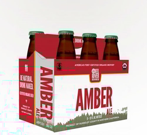 Eel River Organic Amber Ale American Amber Ale 6 Bottles (12oz)