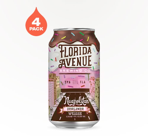 Florida Avenue Brewing Neapolitan Berliner Weisse 4 Cans (12oz)