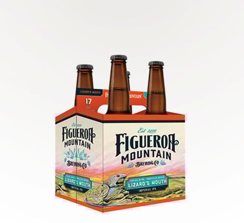 Figueroa Mountain Brewing Lizard's Mouth Imperial IPA 4 Bottles (12oz)