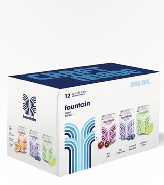 Fountain Hard Seltzer Original Variety Pack 12 Cans 12 oz
