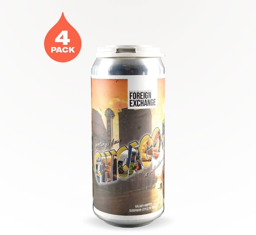 Foreign Exchange Brewing Greetings From Chicago Pilsner 4 Pack (16oz)