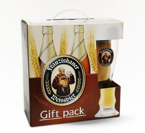 Franziskaner Weissbier Weissbier Gift Set with Glass 5 Pack