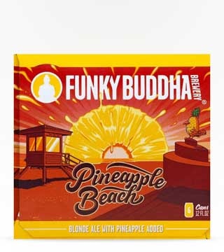 Funky Buddha Brewery Pineapple Beach Blonde Ale 6 Cans 12 oz