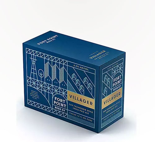 Fort Point Beer Villager: San Francisco Style India Pale Ale 12 Cans (12oz)