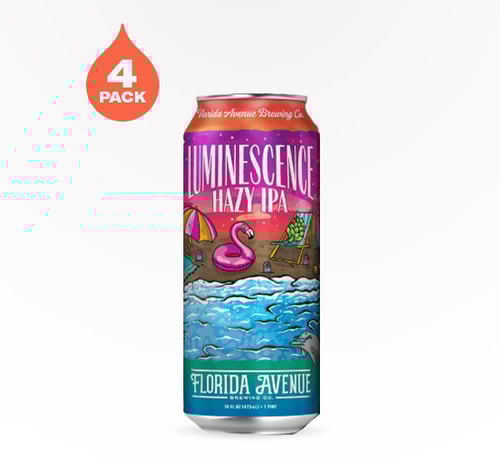 Florida Avenue Brewing Luminescence Hazy IPA 4 Pack (16oz)