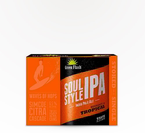 Green Flash Brewing Soul Style IPA 12 Cans (12oz)
