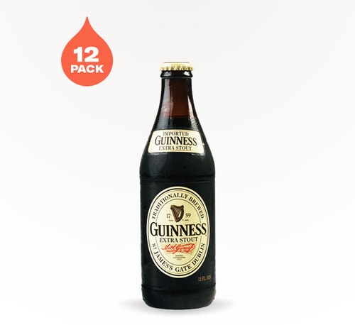 Guinness Extra Stout 12 Bottles 12oz