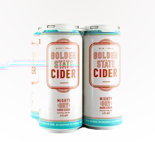Golden State Cider Mighty Dry 4 Pack 16oz