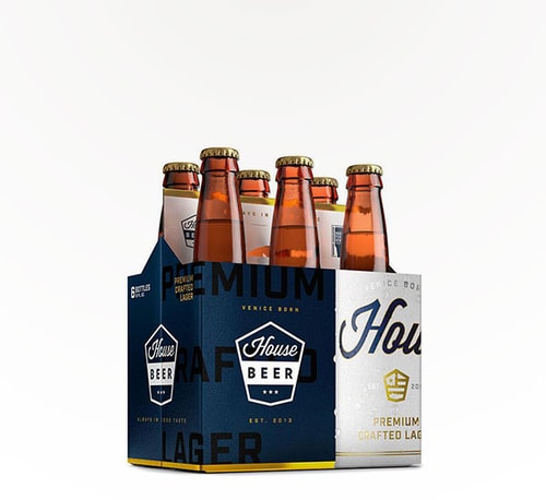 House Brewing Premium Lager Premium American Lager 6 Bottles (12oz)