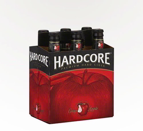 Hardcore Crisp Hard Cider Common Cider 6 Bottles 12oz