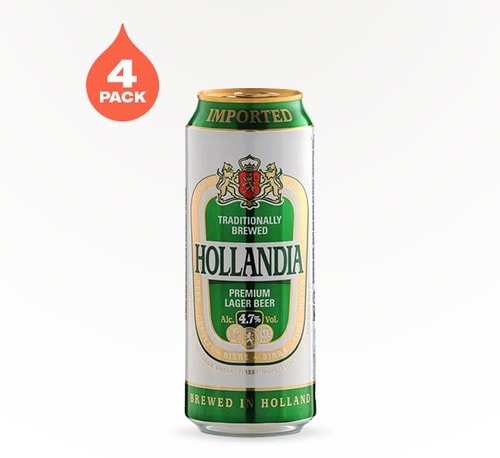 Hollandia Lager 4 Cans (14.9oz)