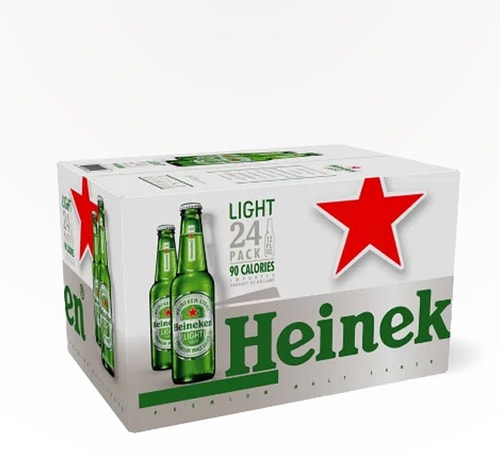 Heineken Light Lager 24 Bottles (12oz)