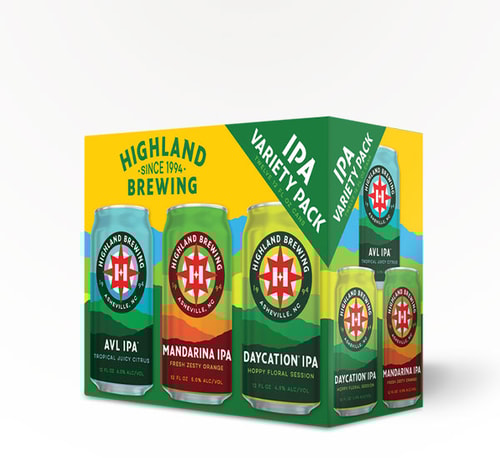 Highland Brewing Variety IPA 12 Cans 12oz
