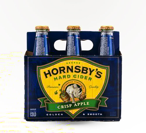 Hornsby's Hard Crisp Apple Cider Common Cider 6 Bottles 12oz