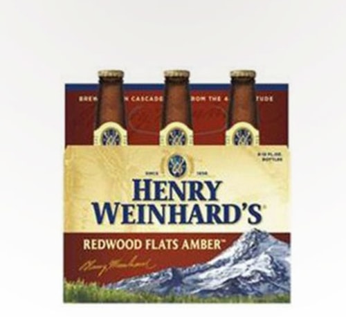 Henry Weinhard's Redwood Flats Amber Blonde Ale Light Hybrid Beer 6 Bottles 12oz